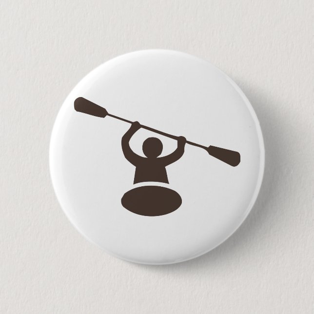 Kayak 6 Cm Round Badge (Front)