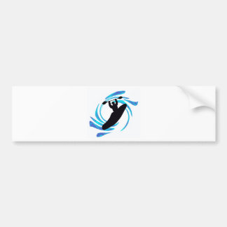 Kayak All Countries Bumper Sticker