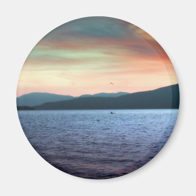 Kayak and Gull Return Magnet (Front)