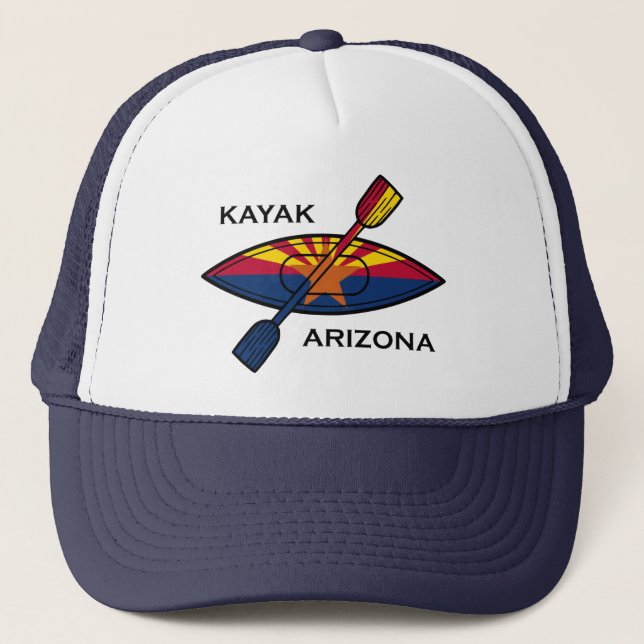 Kayak Arizona Flag Trucker Hat (Front)