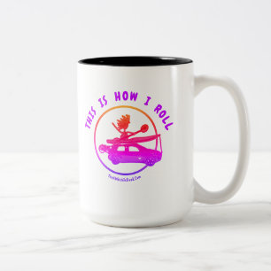 Kayak Bike Auto - This Is How I Roll Two-Tone Coffee Mug
