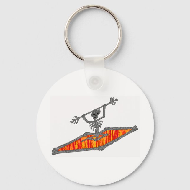 kayak bones ride key ring (Front)