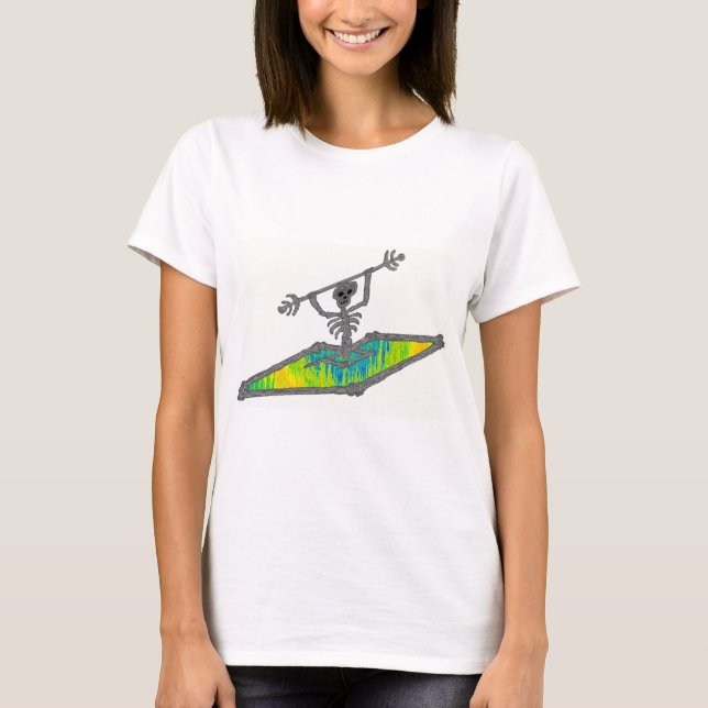 Kayak Bones Wavelength T-Shirt (Front)