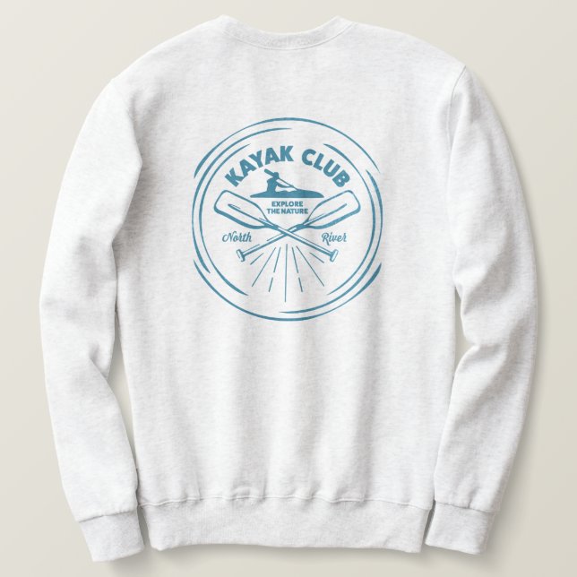 Kayak Club Sweatshirt (Design Back)