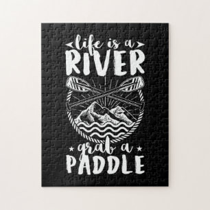 Kayak Driver Life Is A River Jigsaw Puzzle