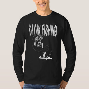Kayak Fishing Bass Angler Fishing Paddling T-Shirt