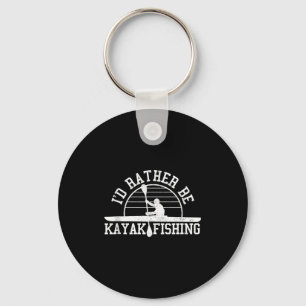 Kayak Fishing Funny Kayak Fisherman Gift Tank Top  Key Ring