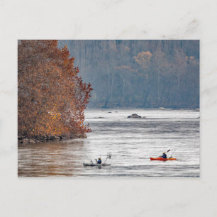 Kayak Fishing Postcard