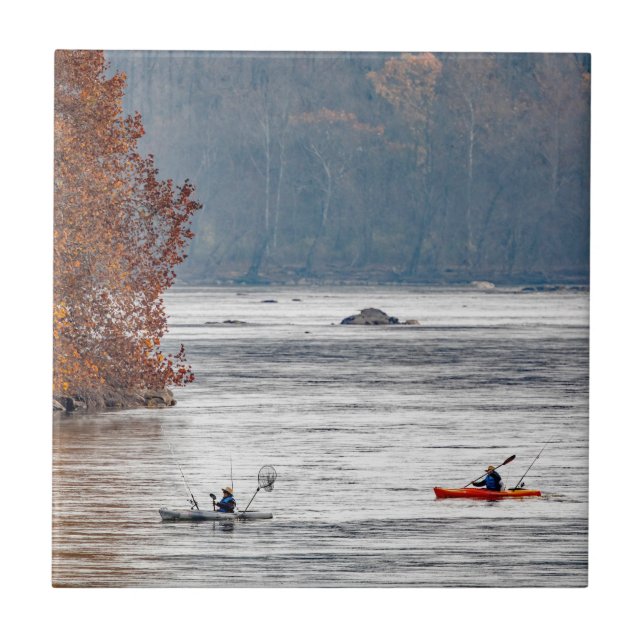 Kayak Fishing Tile (Front)