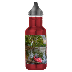 Kayak Floating On Table Rock Lake Stainless Steel 532 Ml Water Bottle