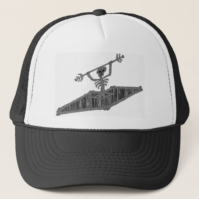 Kayak Hazy Bones Trucker Hat (Front)
