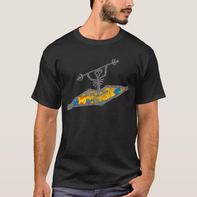 Kayak Hippie Bones T-Shirt (Front)