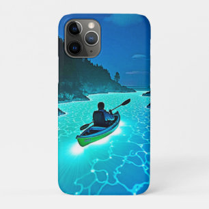 Kayak in Glowing Water Design Case-Mate iPhone Case