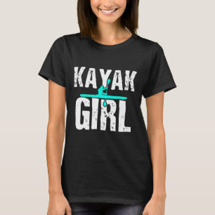Kayak Kayaking Boating Gift Water Rowing T-Shirt