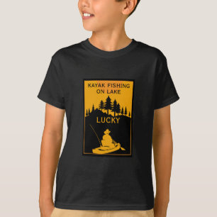 Kayak Lake And River Fishing T-Shirt