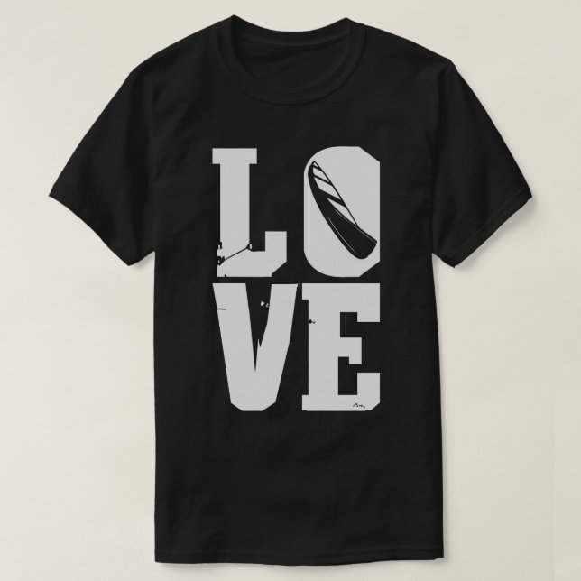Kayak Love Rafting Whitewater Raft  T-Shirt (Design Front)