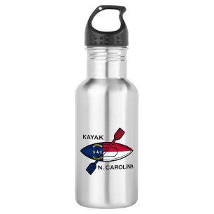 Kayak North Carolina Flag 532 Ml Water Bottle