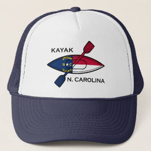 Kayak North Carolina Flag Trucker Hat