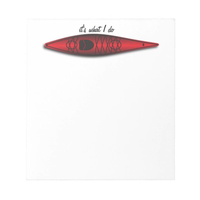 Kayak notepad (Front)