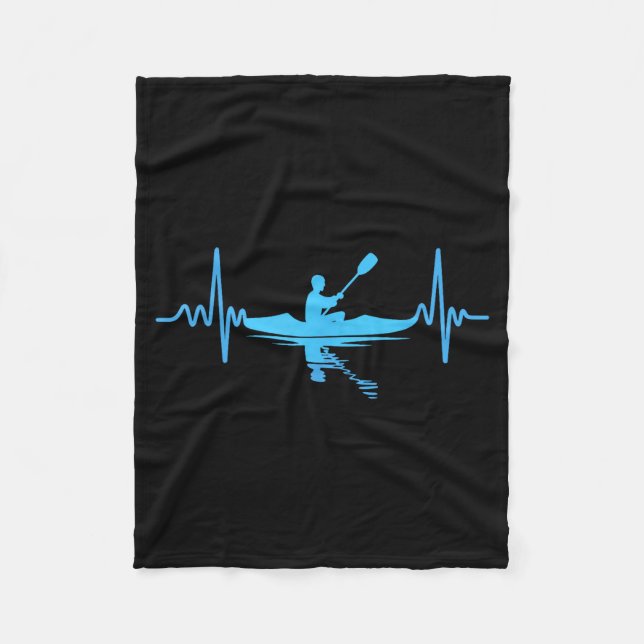 Kayak Novelty For Men Women Kayaker Kayaking Kayak Fleece Blanket (Front)