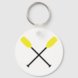 kayak paddles crossed key ring