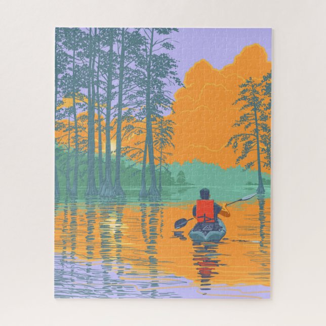 Kayak Puzzle (Vertical)