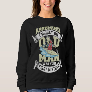 Kayak Rafting Adult Women Men Paddle Kayak Men Sweatshirt