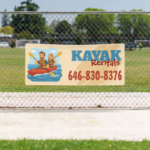 Kayak Rental Banner Custom