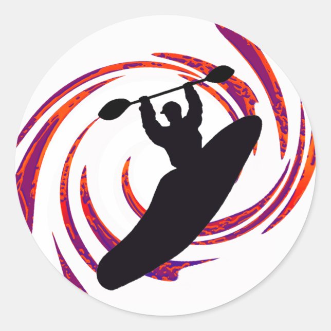 Kayak Say So Classic Round Sticker (Front)