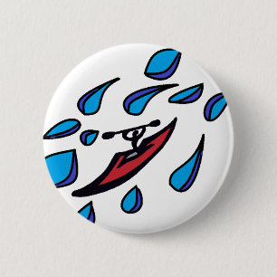 Kayak Splash Zones 6 Cm Round Badge