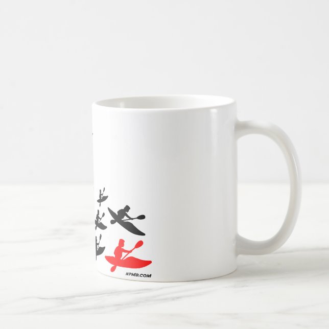 Kayak Swarm Coffee Mug (Right)