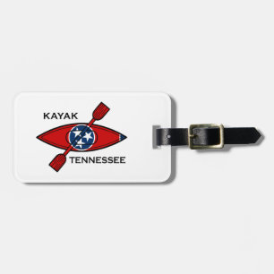 Kayak Tennessee Flag Luggage Tag