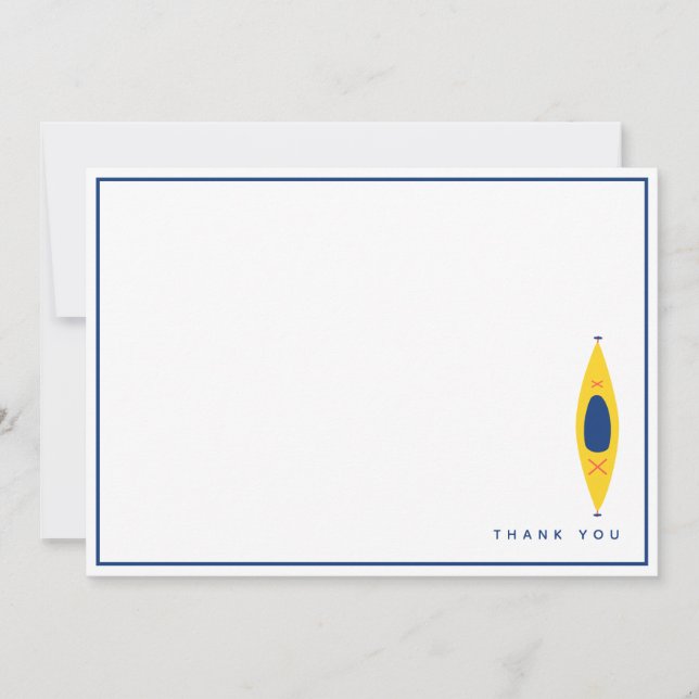 Kayak Thank You Card (Front)