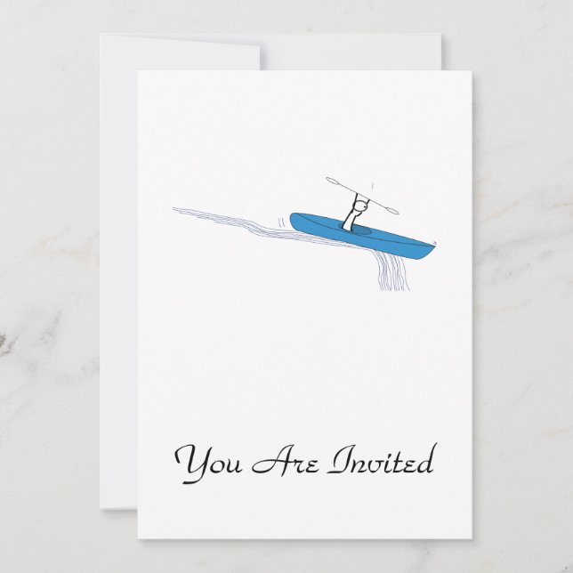 Kayaker Invitation (Front)