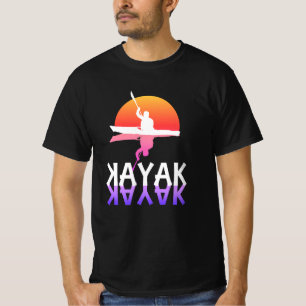 Kayaker silhouette Kayaking T-Shirt