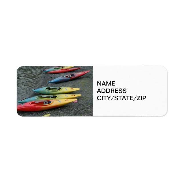 KAYAKER'S ADDRESS LABEL (Front)