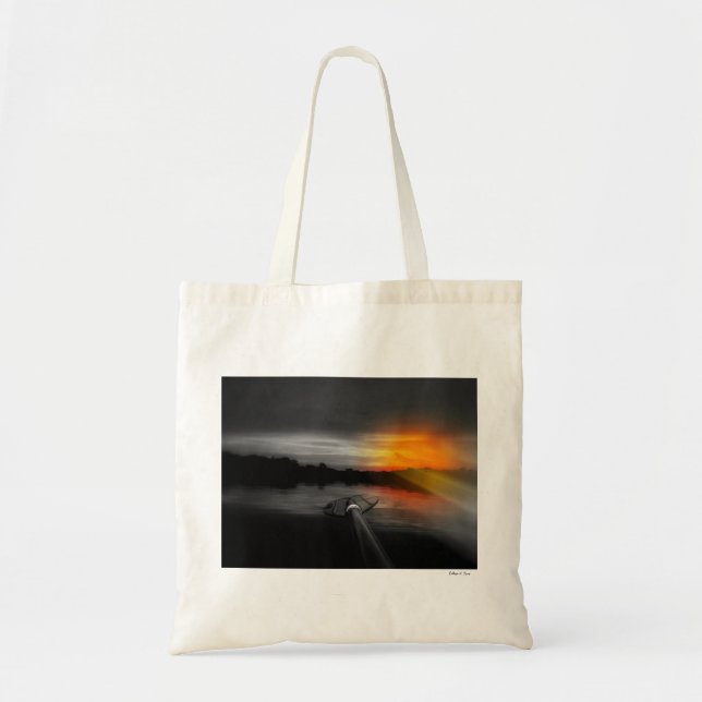 Kayaking and Sunsets Tote Bag (Front)