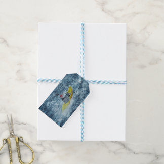 Kayaking art gift tag
