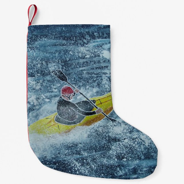 Kayaking art stocking (Front)