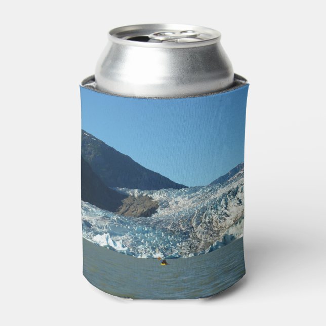 Kayaking at the Mendenhall Glacier Can Cooler (Can Front)