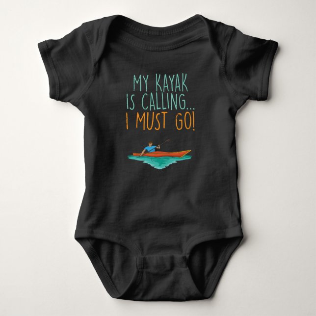 Kayaking Baby Bodysuit (Front)