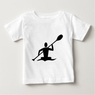 Kayaking - Black Baby T-Shirt