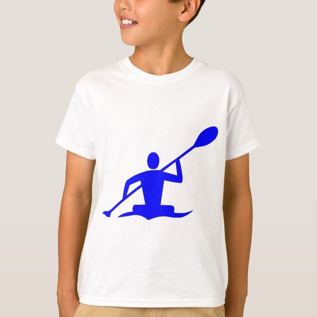 Kayaking - Blue T-Shirt (Front)