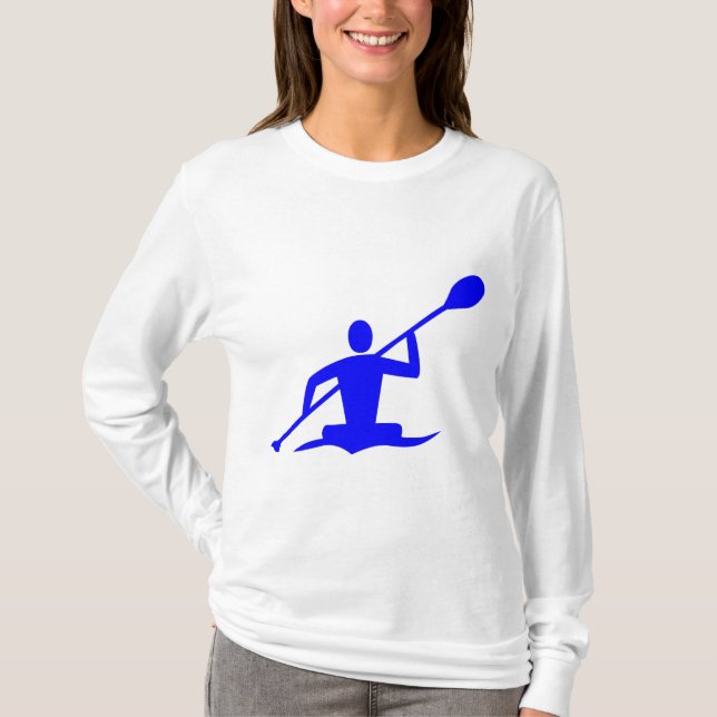 Kayaking - Blue T-Shirt (Front)