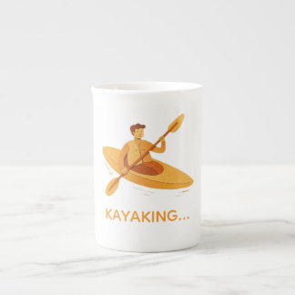 Kayaking Bone China Mug