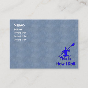 Kayaking Business Card