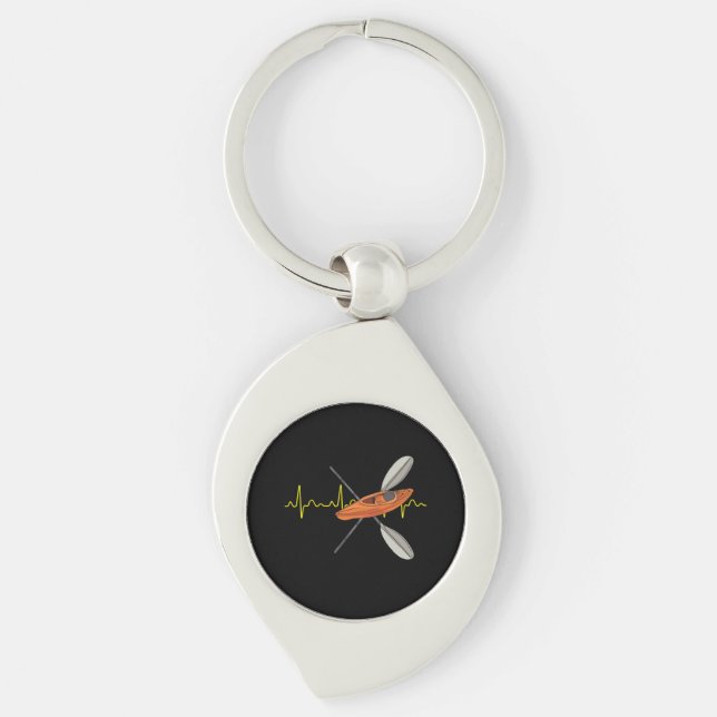 Kayaking Canoeing Key Ring (Front)