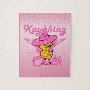 Kayaking Chick #8 Jigsaw Puzzle