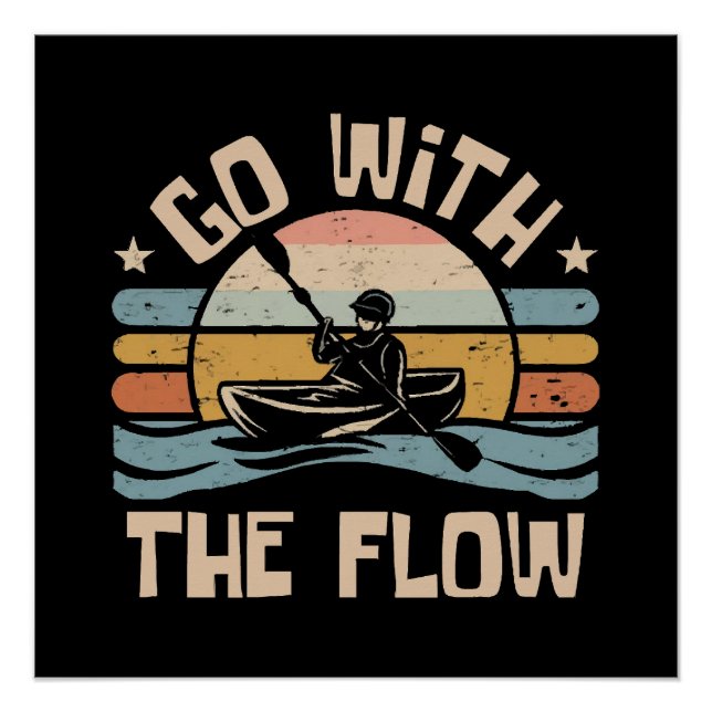 kayaking-funny poster (Front)
