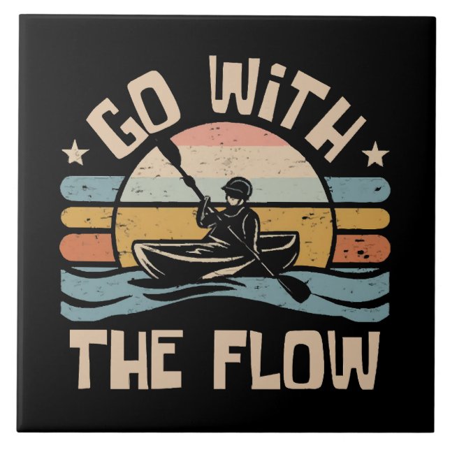 kayaking-funny tile (Front)
